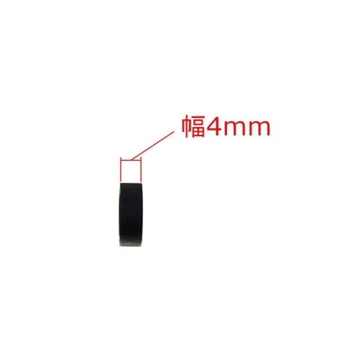 カセットデッキ修理パーツ アイドラー用ゴムリング 内径7.5mm 厚さ2mm 幅4mm 1個 駆動系消耗パーツ修理交換用 |  | 02