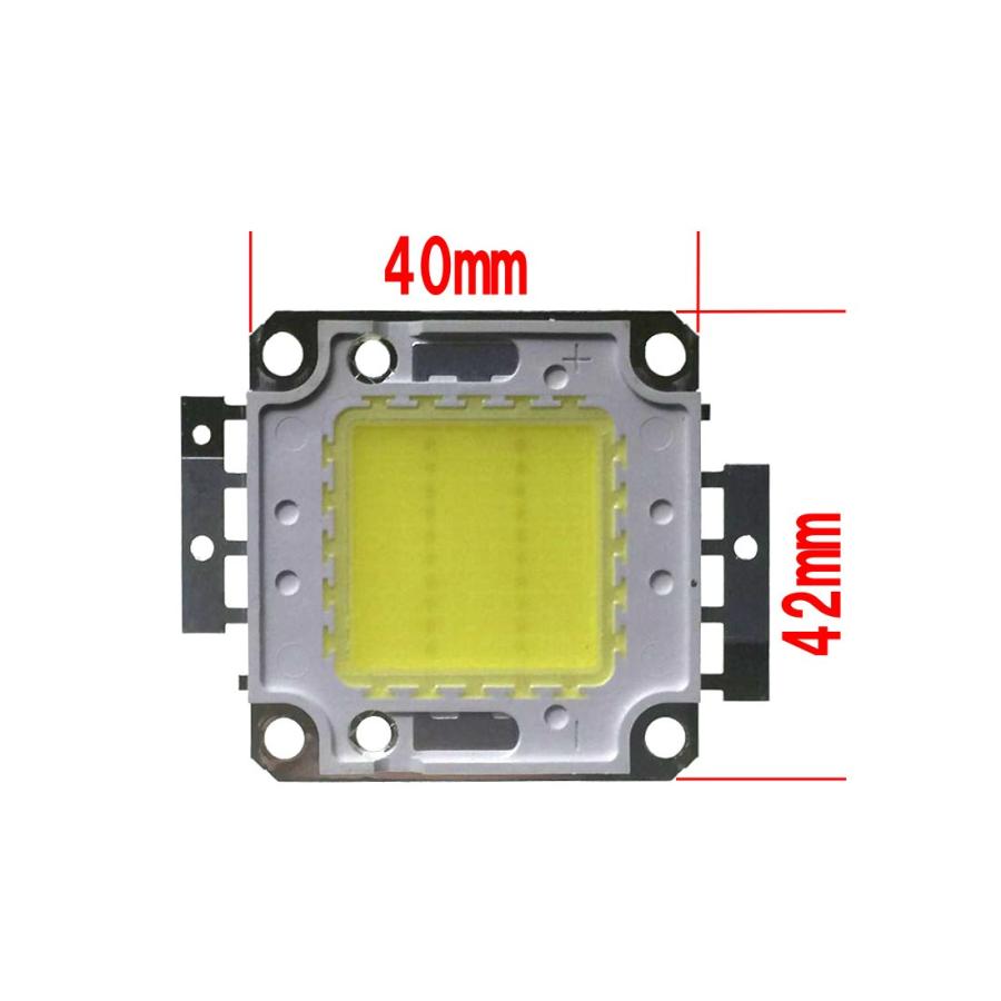 パワーLED ハイパワー LEDモジュール (20W) 1600〜1800lm 30〜34V 6000〜6500K 白色光 [並行輸入品] |  | 03