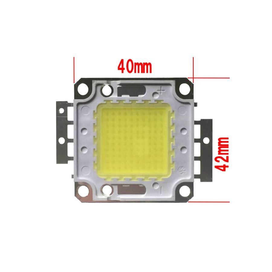 パワーLED ハイパワー LEDモジュール (100W) 8000〜9000lm 32〜36V 6000〜6500K 白色光 [並行輸入品] |  | 03