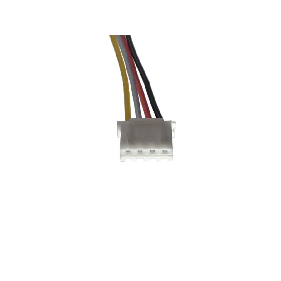 4ピンコネクタ付きケーブル 約30cm 1×4Pメス/1×4Pオス 2.54mmピッチ コネクター付ケーブル 30cm長
