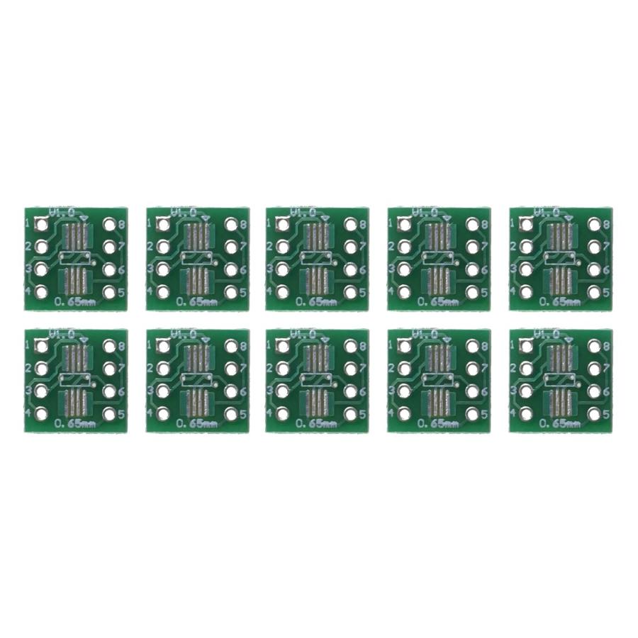 SOP/MSOP 8ピン to DIP 8ピン 変換基盤 10枚セット | 