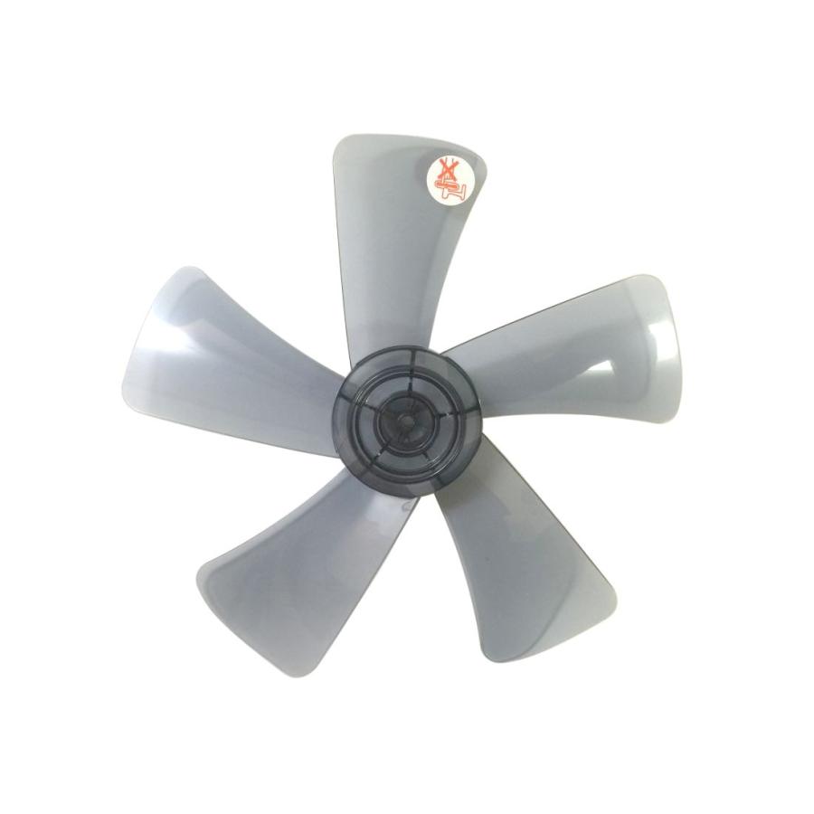 扇風機 交換用 羽根 ブレード 汎用タイプ 14インチ 直径35cm 5枚羽根 グレー | 