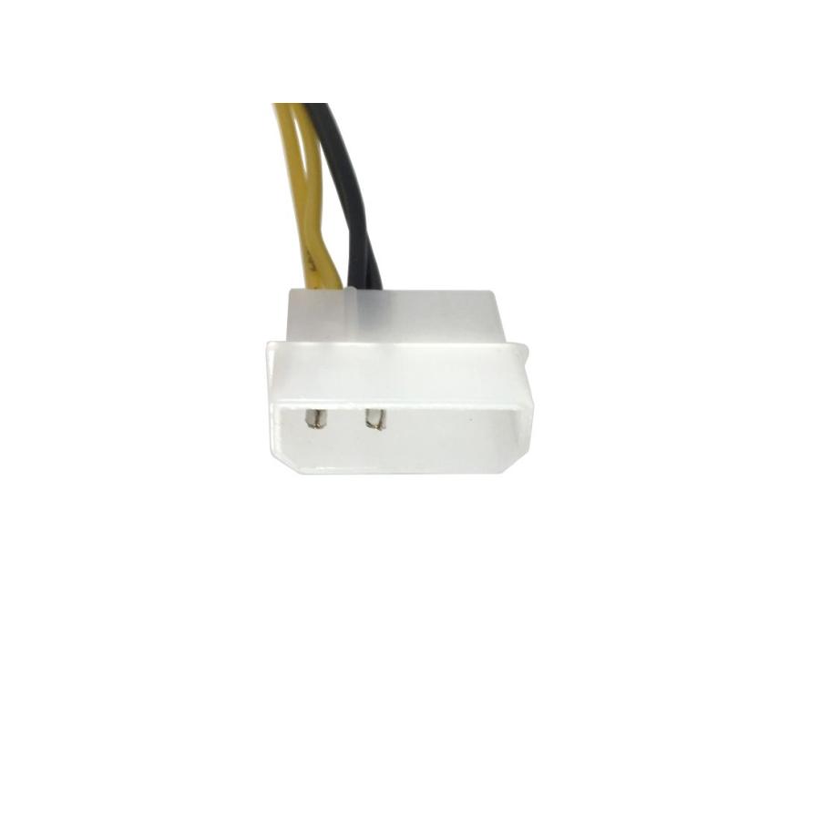 マザーボード用 内部配線 電源変換ケーブル ペリフェラル4ピン（オス） to 電源4ピン 長さ20cm |  | 01