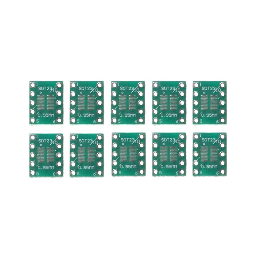 MSOP/SOT23 10ピン to DIP10ピン 変換基盤 10枚セット | 