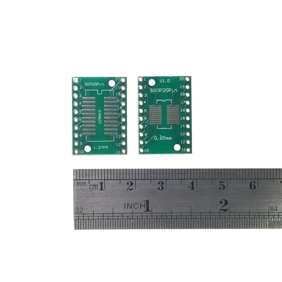 SOP/SSOP 20ピン to DIP20ピン 変換基盤 10枚セット |  | 03