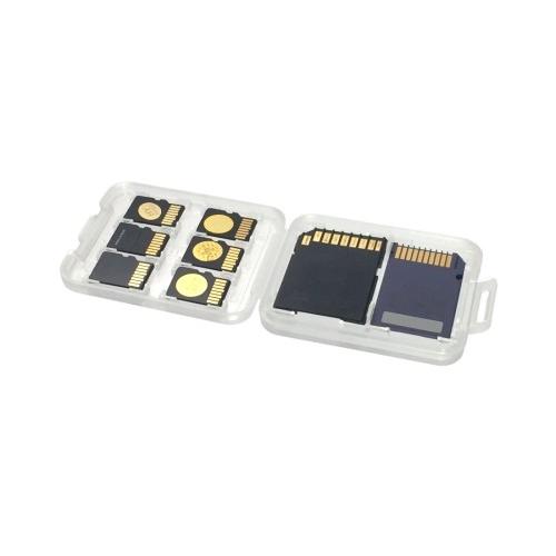 SD/MSPD/microSD カードケース SD1枚 メモリースティックPRODuo1枚 microSD6枚 収納可能 プラスチック・ケース｜techspace｜03