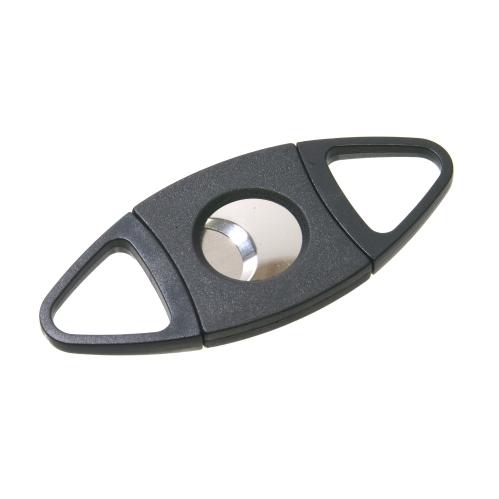 シガーカッター プラスチックボディー カット径18mm ギロチンカッター （ブラック） | 