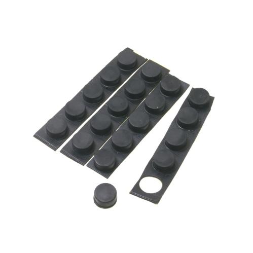 電子機器用 ゴム足 丸型 粘着シール付き （20個セット） 直径10mm 高さ5mm | 