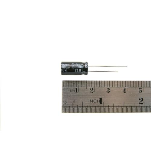 [ルビコン] ZLHシリーズ アルミ電解コンデンサ 1000μF 10V 105℃ 小形 長寿命 低インピーダンス品（5個セット） |  | 01