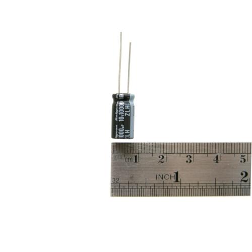 [ルビコン] ZLHシリーズ アルミ電解コンデンサ 1000μF 10V 105℃ 小形 長寿命 低インピーダンス品（5個セット） |  | 02
