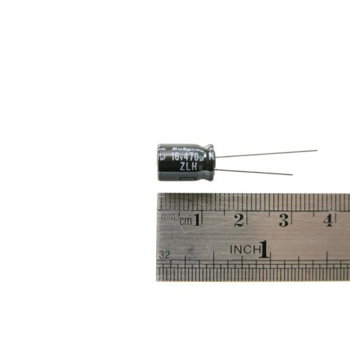 [ルビコン] ZLHシリーズ アルミ電解コンデンサ 470μF 16V 105℃ 小形 長寿命 低インピーダンス品（6個セット） |  | 01