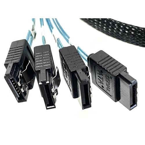 SFF8087 Mini-SAS 4台用 接続ケーブル 4ポートSASホストバス・アダプタ