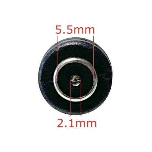 DC電源変換コネクタ 5.5mm x 2.1mm (メス) 変換 5.5mm x 2.5mm (オス) 1個 |  | 04