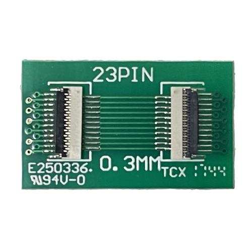 フラットケーブル、映像基盤確認用 FPC/FFC （23ピン） フラットケーブル 延長基盤 0.3mmピッチ 液晶