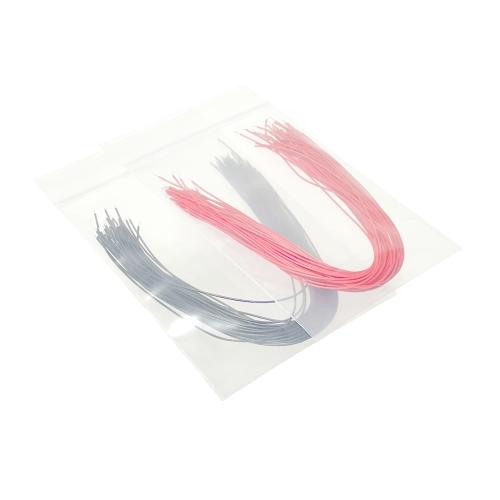 電子基板ジャンパ用配線 太さ0.8mm 長さ20cm 赤黒各50本セット |  | 01