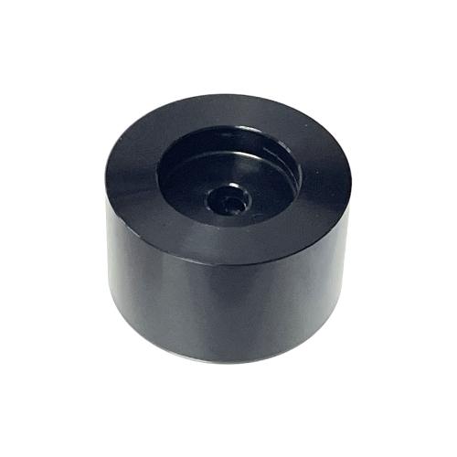 アンプ修理パーツ ボリューム ツマミ アルミ削り出し アルミ無垢 イモネジ固定 高重量 (直径35mm 高さ22mm, ブラック（ヘアライン）) |  | 02