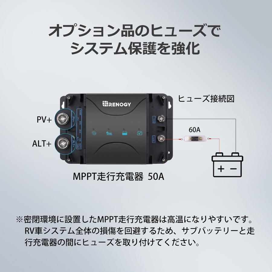 RENOGY（レノジー） Renogy DCCシリーズ 走行充電器12V 50A MPPT