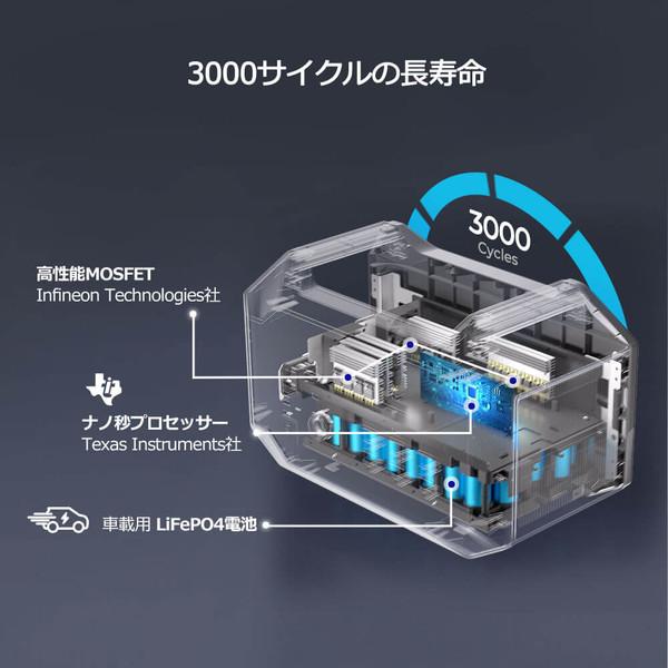 RENOGY（レノジー） ポータブル電源 1000 リン酸鉄リチウムイオン