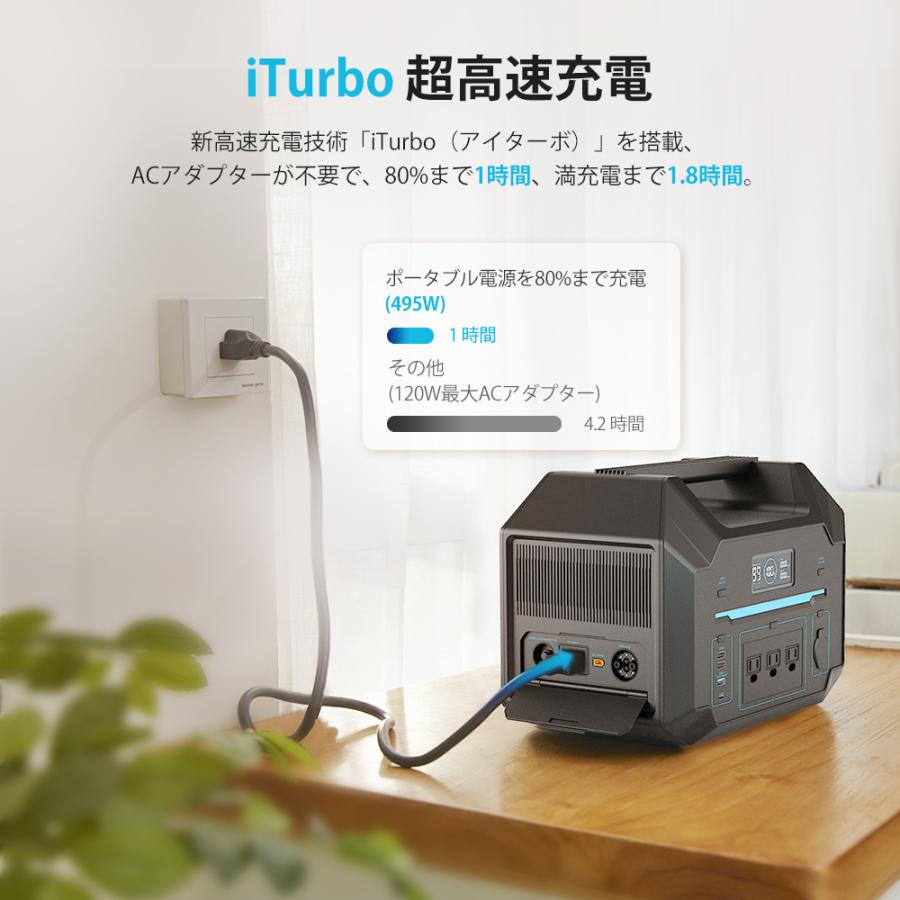 RENOGY（レノジー） RENOGY 500Wh ポータブル電源 正弦波 超軽量
