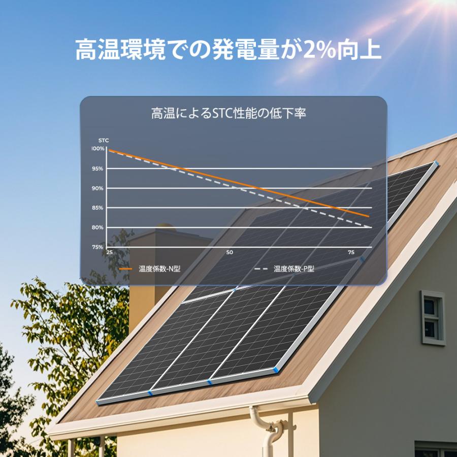 RENOGY（レノジー） Renogy 200W 24V N型高効率 ソーラーパネル : teck