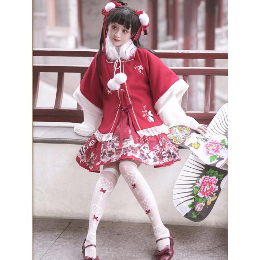 中華服 チャイナ風ロリータ服 可愛い ゴスロリ ロリータドレス 中華服 チャイナ風ロリータ服 可愛い ゴスロリ ロリータドレス