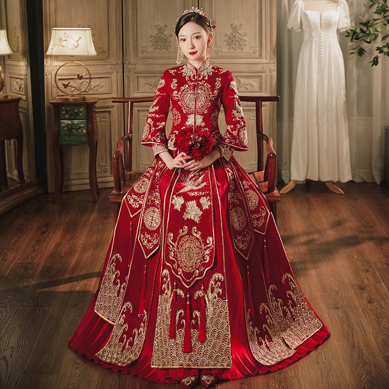 チャイナ風 花嫁衣装 レディース メンズ 中国風ウエディング チャイナ風 花嫁衣装 レディース メンズ 中国風ウエディング