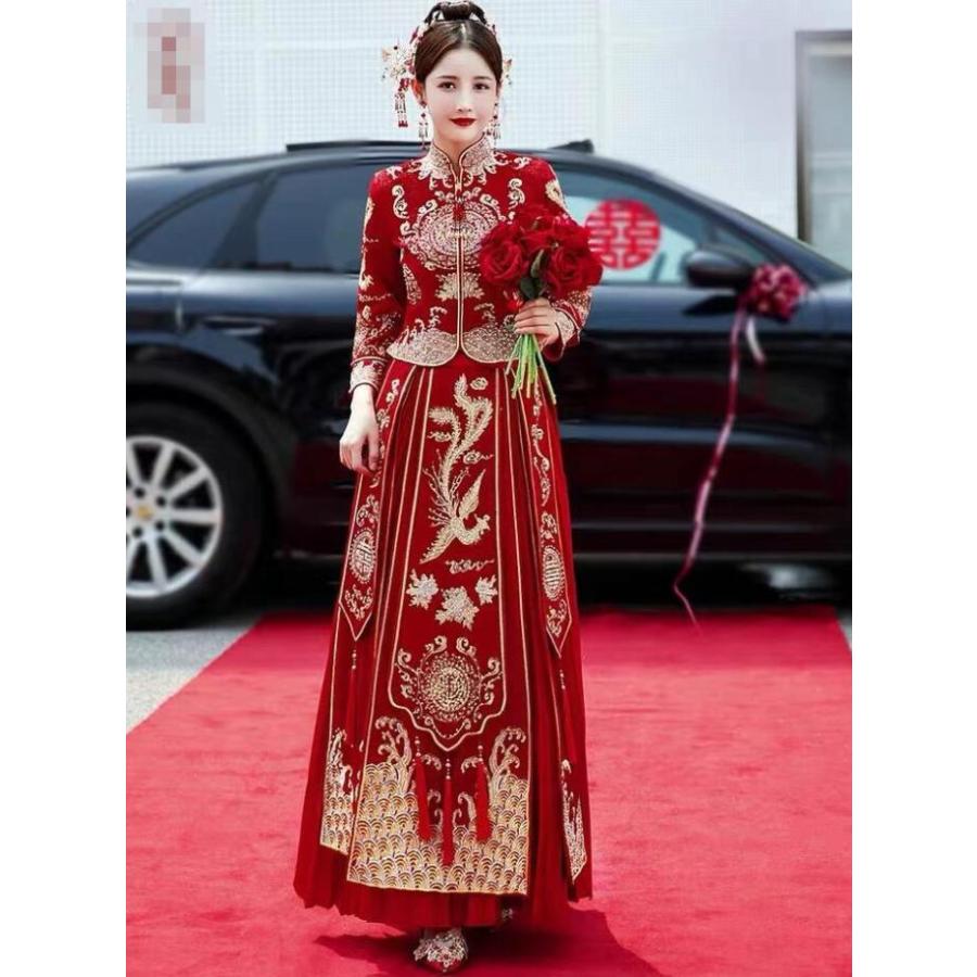 チャイナ風 花嫁衣装 レディース メンズ 中国風ウエディング チャイナ風 花嫁衣装 レディース メンズ 中国風ウエディング
