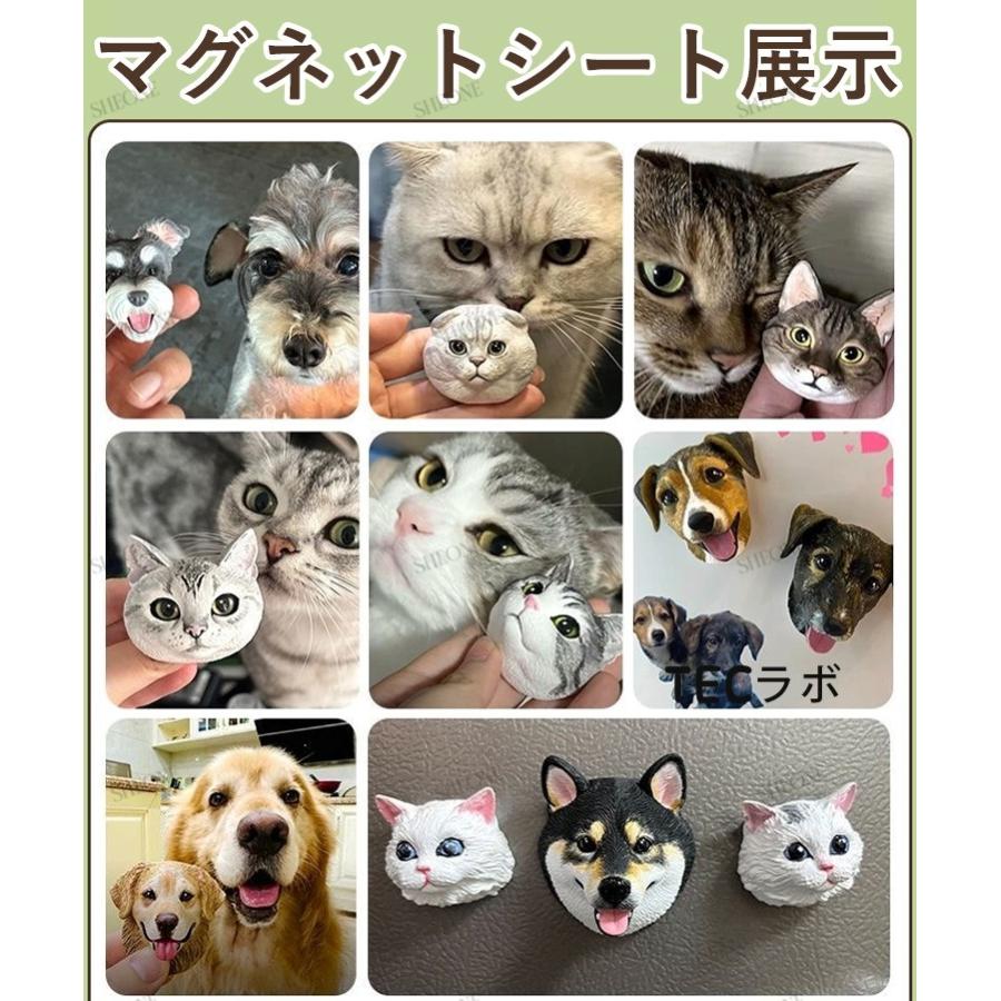 ペット マグネットシート 猫ちゃん ワンちゃん フィギュア カー 