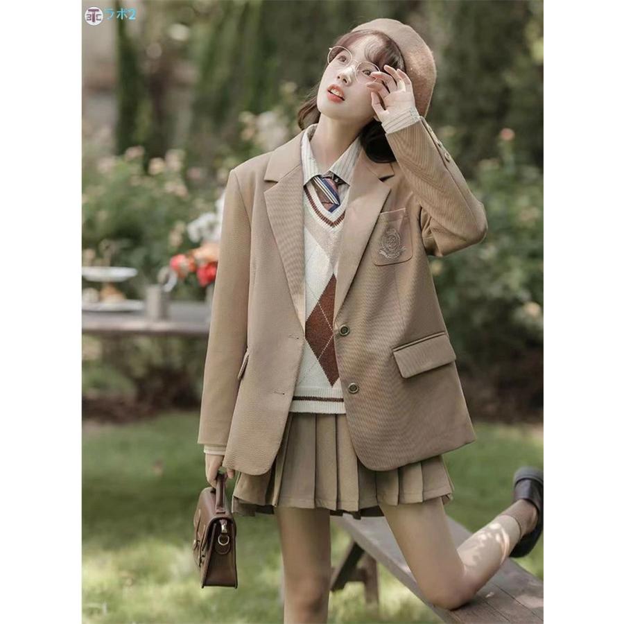 美品　ポンポネット　女の子　150　セットアップ　チェック　ブレザー　卒服　入学 美品 ポンポネット 女の子 150 セットアップ チェック ブレザー