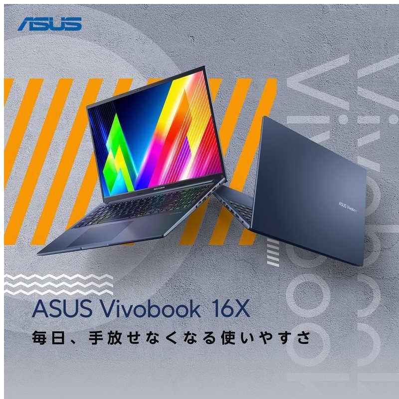 ASUS エイスース ノートパソコン Vivobook 16X クワイエットブルー M1603QA-MBR716512WBY 15倍P｜tecnos｜02