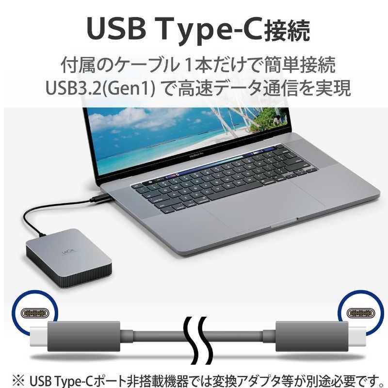 エレコム ELECOM LaCie 外付け HDD 5TB ポータブル Mobile Drive USB3.2 USB Type-C×… 15倍P｜tecnos｜03