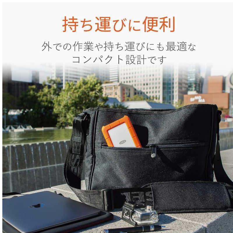 エレコム ELECOM LaCie ラシー 外付けHDD USB-C接続 Rugged Mini USB-C [4TB ポータブル型]… 15倍P｜tecnos｜03