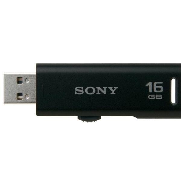 メール便送料無料対応可 10個セット SONY(VAIO) USM16GR B USB2.0対応 スライドアップ式USBメモリー ポケットビット 16GB ブ… 15倍P