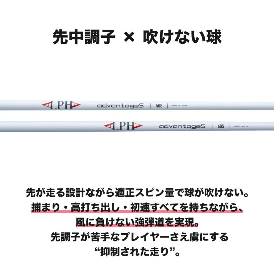 ALPHA(アルファ) シャフト 単体 ウッド用 advantageS 姜秀一