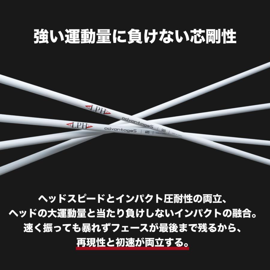 最新ALPHA advantageS 50S シャフト PING スリーブ　美品 最新ALPHA advantageS 50S シャフト PING スリーブ 美品 - メルカリ