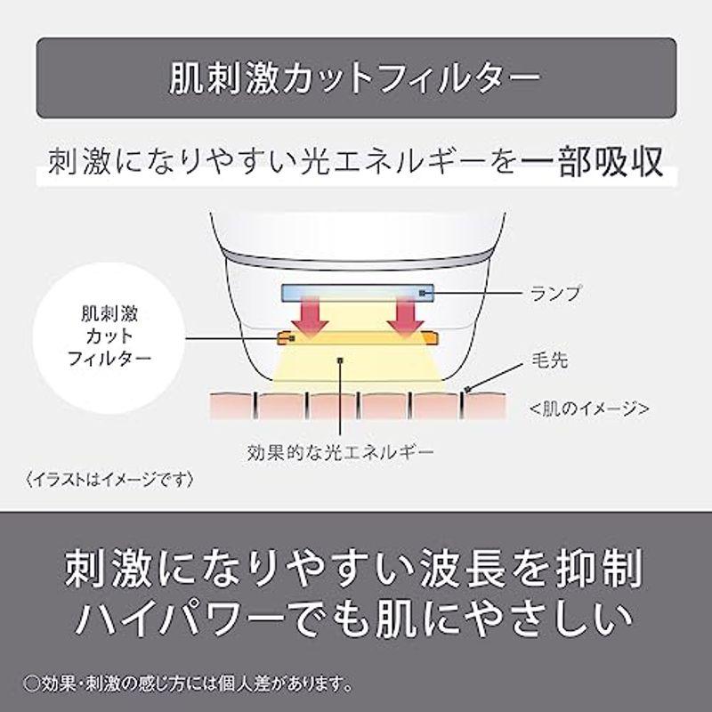 パナソニック 光美容器 光エステ スムースエピ ボディ&フェイス用 コンパクト ホワイト ES-WH7A-W コンパクト 光美容器 光エステ スムースエピ ボディ&フェイス用 ホワイト ES WH7A