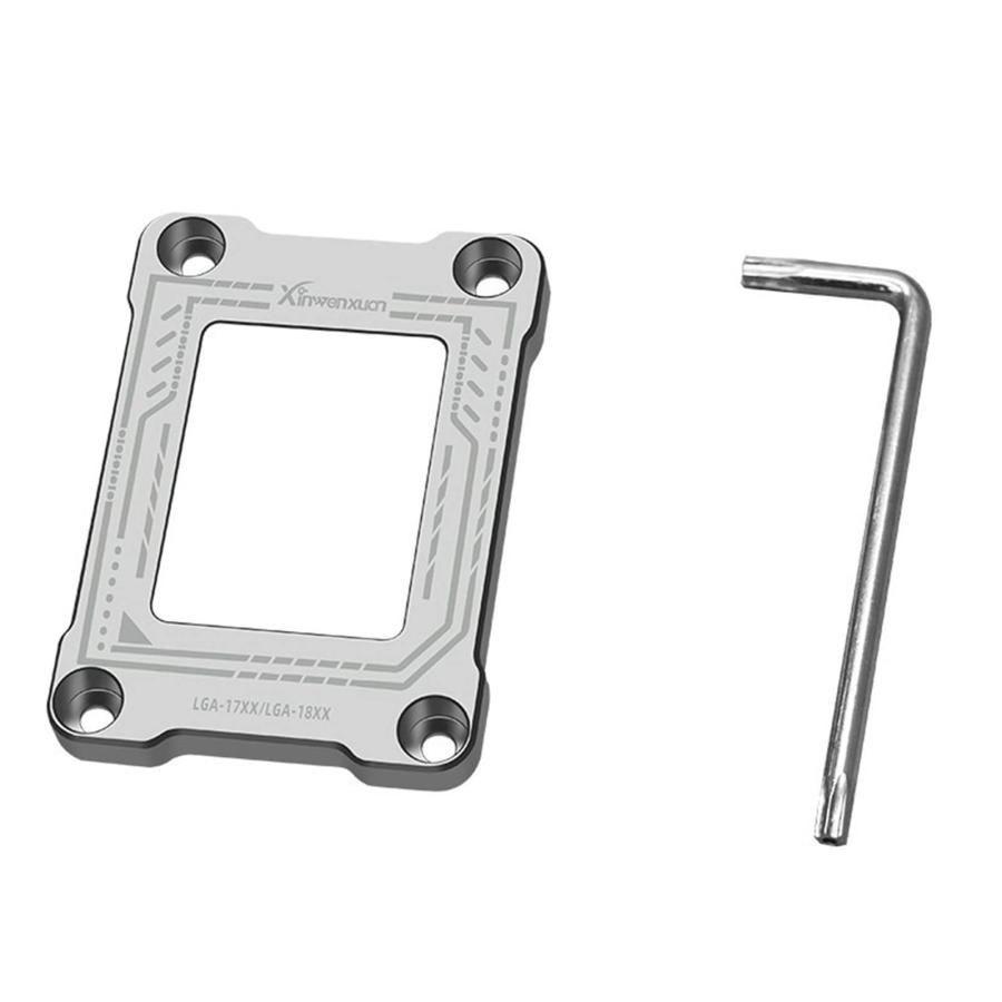 曲げ止め金具 CPU反り防止 アルミニウム合金製 CPU固定金具 L型小