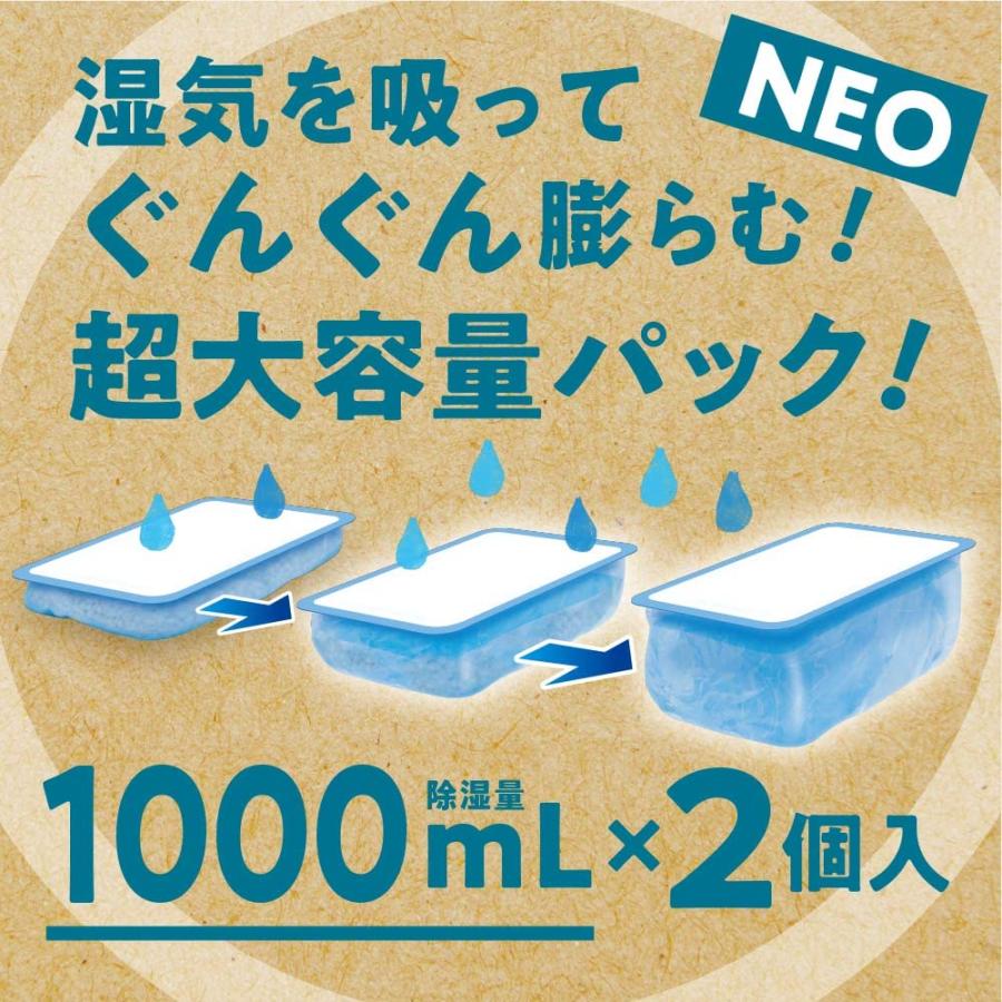 ドライ&ドライUP NECO 1000mL 4個セット 除湿剤｜tecy｜05