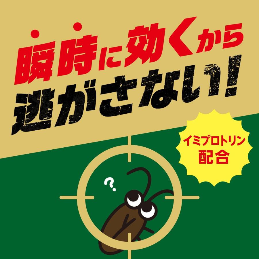 ゴキジェットプロ 450ml ゴキブリ用 殺虫スプレー 秒速ノックダウン 速効退治 (アース製薬)｜tecy｜03