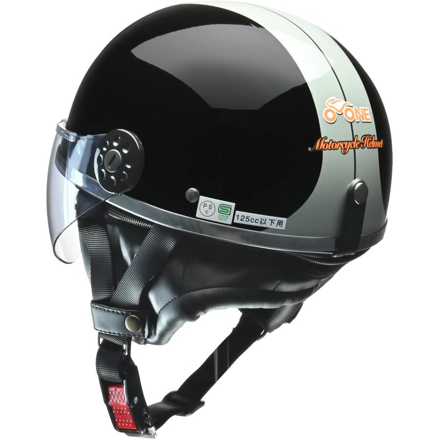 リード工業 LEAD バイク用ハーフヘルメット O-ONE オワン ブラック