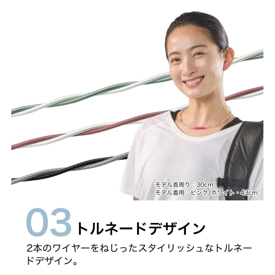 phiten RAKUWAネックトルネード ブラック×カシミヤシルバー５０cm 佐藤輝明選手愛用商品 phiten ファイテン ネックレス RAKUWAネック