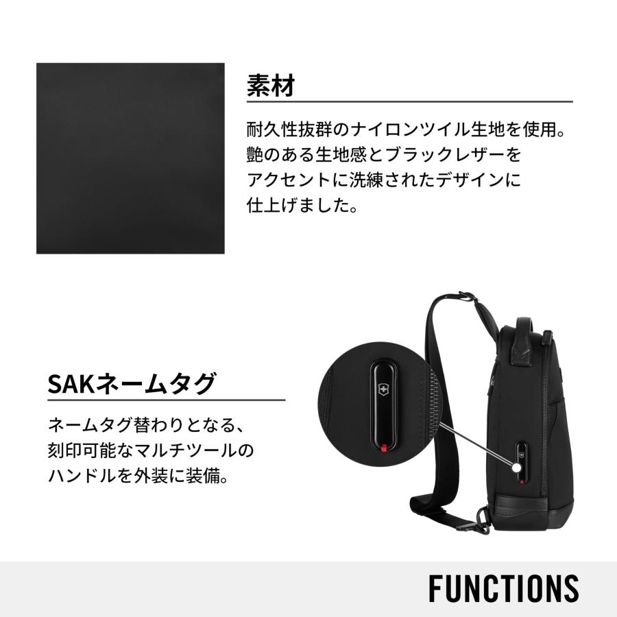 ビクトリノックス Alox Nero アロックスネロ スリングバッグ 5L クール