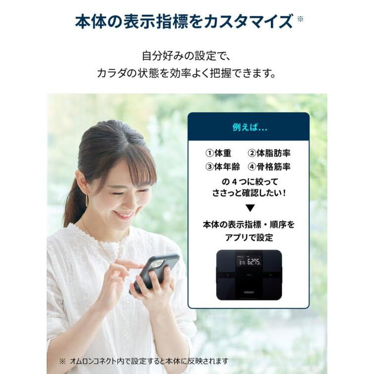 オムロン 体重 体組成計 カラダスキャン ホワイト KRD-603T2-W スマホ