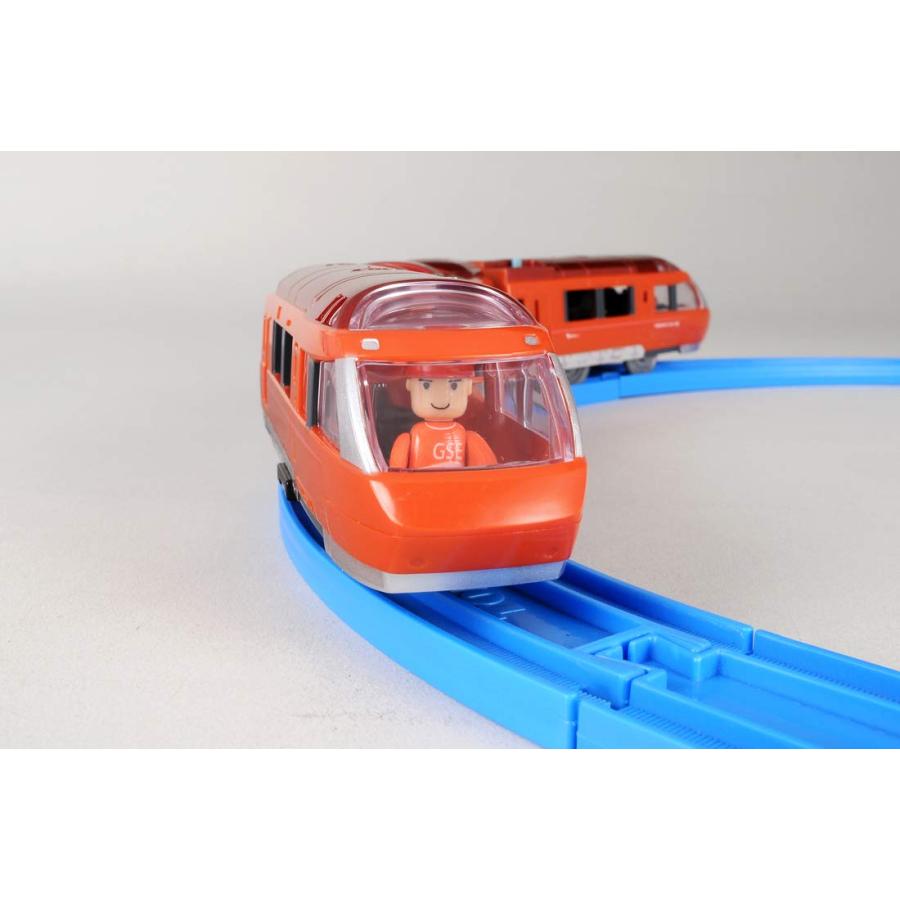 レアおまけ3品★ロマンスカー GSE MSE プレート キーホルダー プラレール タカラトミー TAKARA TOMY プラレール S-52 小田急ロマンスカー