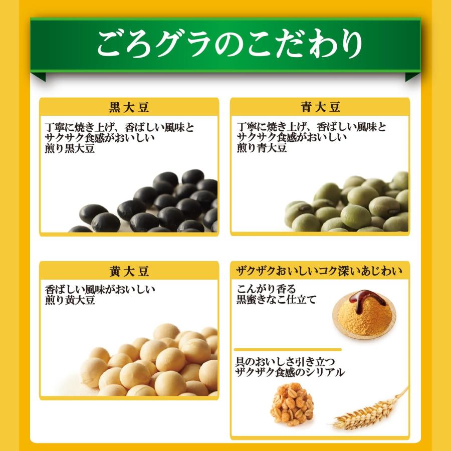 日清シスコ ごろグラ きなこ大豆 320g×6袋 : Wonder-SHOP - 通販
