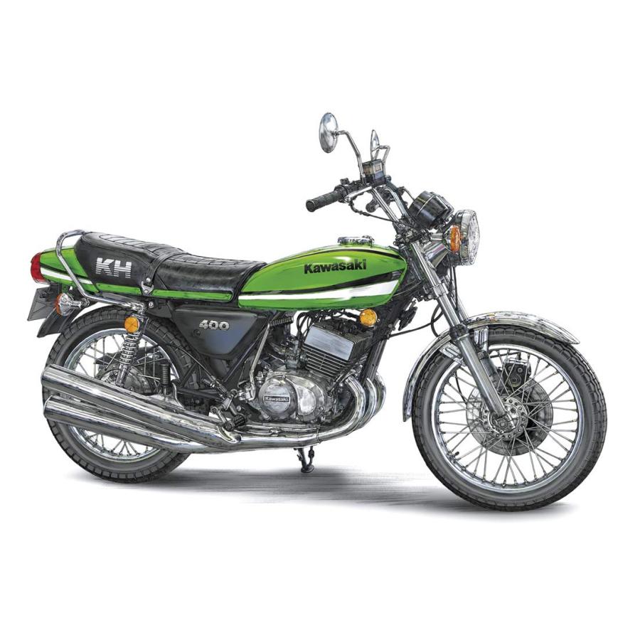 ハセガワ Hasegawa 1/12 バイクシリーズ カワサキ KH400-A7 プラモデル