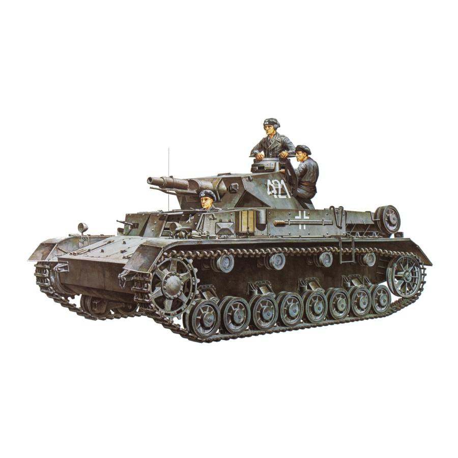 タミヤ 1/35 ミリタリーミニチュアシリーズ No.96 ドイツ陸軍 IV号戦車