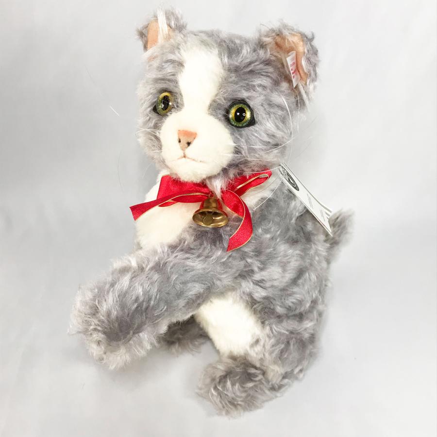 シュタイフ テディベア　Nicki Christmas Kitten   2023年世界限定　ねこのニキ　クリスマス　ぬいぐるみ　ねこのぬいぐるみ　｜teddy｜05