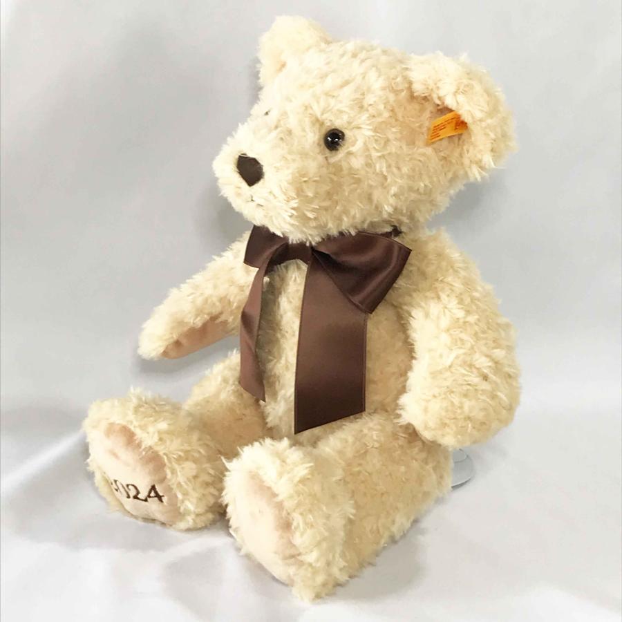 シュタイフ テディベア Steiff イヤーベア 2024 テディベア  STEIFF COSY YEAR BEAR 2024　くまのぬいぐるみ　ふわふわ　ギフト　プレゼント｜teddy｜05