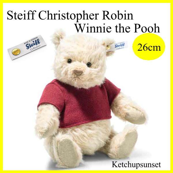 シュタイフ ディズニークリストファーロビン くまのプーさん★新品★ Steiff（シュタイフ） Steiff Christopher Robin Winnie the Pooh